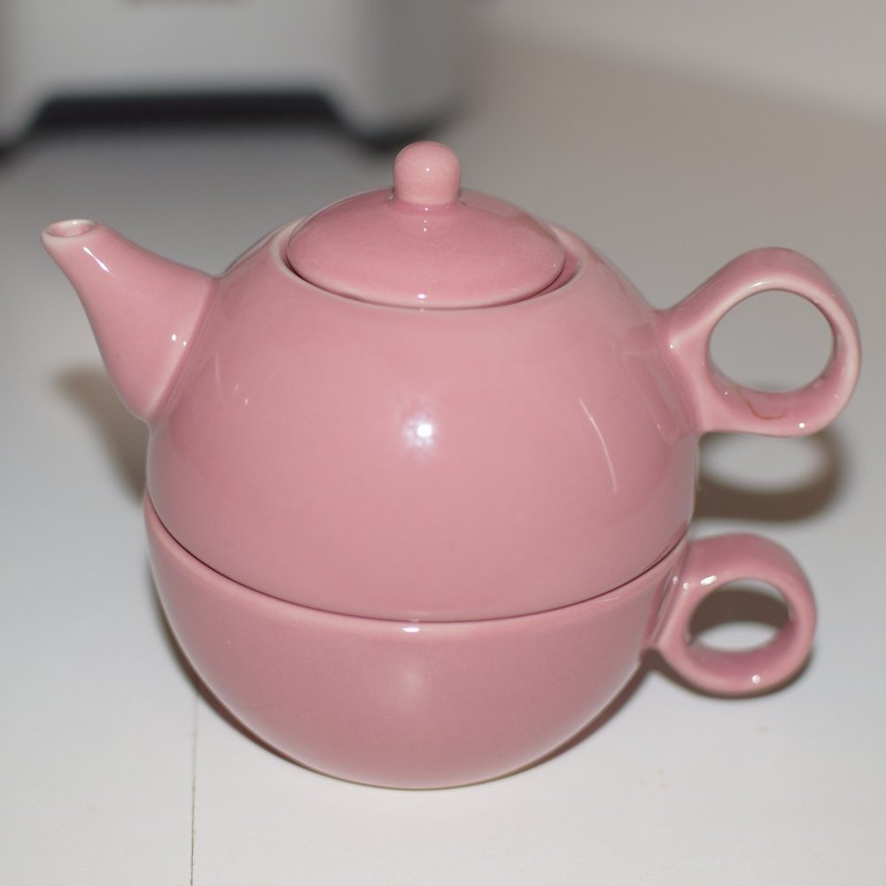 Pink Old Amsterdam Stacking Tea Cup Set NWT